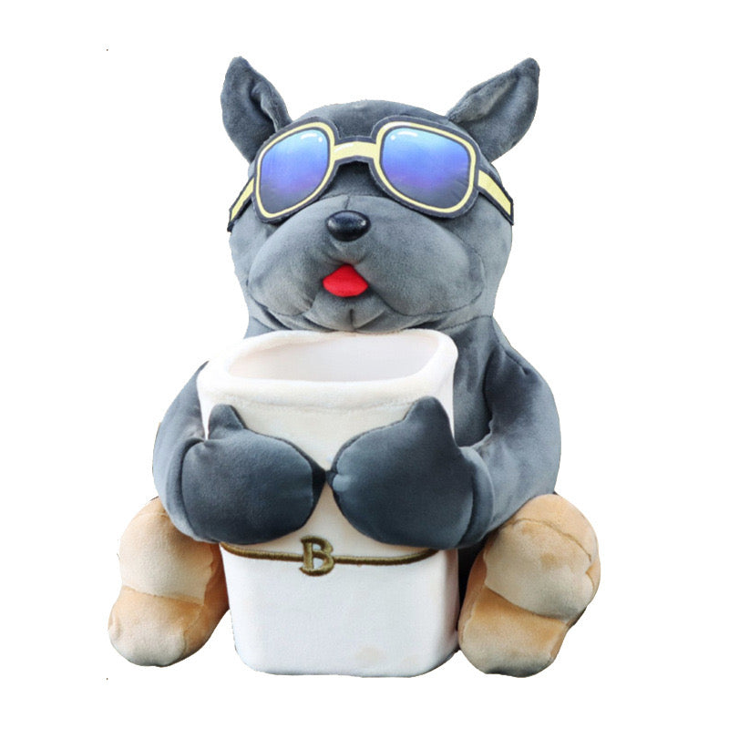 Plushy Cartoon Animal Tissue Box