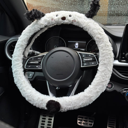 Fluffy Drive — Soft Steering Wheel Cover